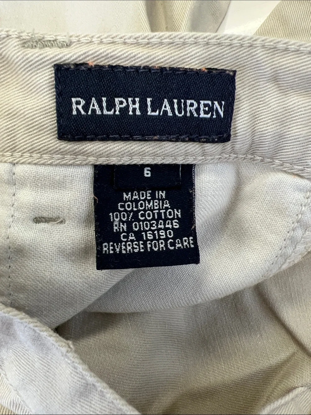 Ralph Lauren girls cargo  Shorts Sz 6